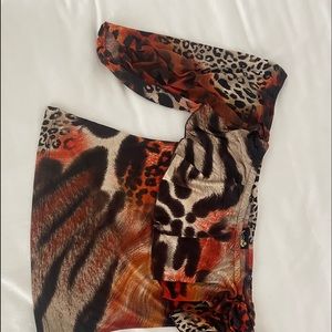 💫blouse Strapless with sleeves, size L